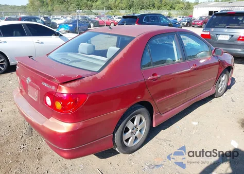 2004 Toyota Corolla S from USA, damaged, VIN 2T1BR32E74C299524